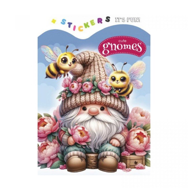 Розмальовка 135 х 190мм. (CUTE GNOMES)