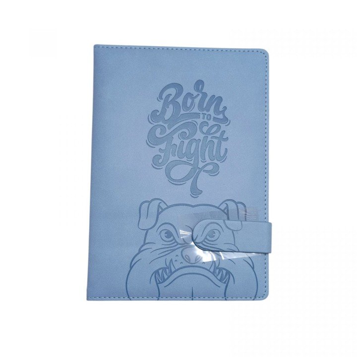 Блокнот Кожзам,А5, 64 аркуші, (НАРОДЖЕНИЙ БИТИСЯ)