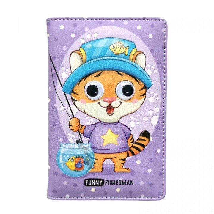 Блокнот,Кожзам,А6, 64аркуші (КОТИК РИБАК)