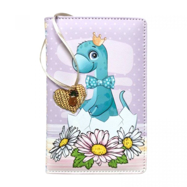 Блокнот,Кожзам,А6, 64аркуші (ДИНОЗАВРИКИ)