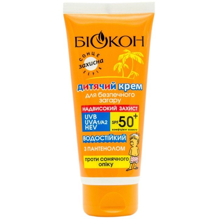 Біокон СС-крем дитячий для безпечного засмагання SPF50+, 90 мл