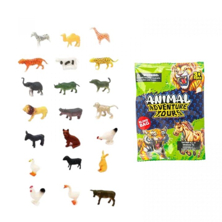 Тварини, домашні/дикі 8,5*2*12см