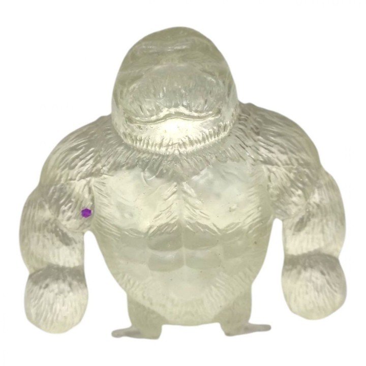 Антистрес жуйка-тягучка "Горила" 8 см (ПРОЗОРА)