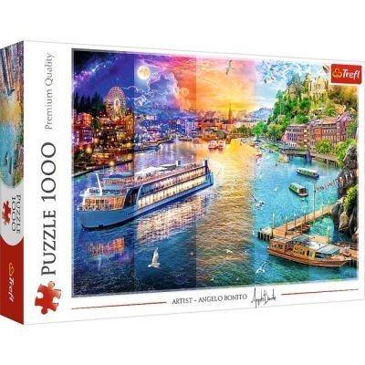 Пазли - 1000 ел, "Преміум: Круїз по річці"