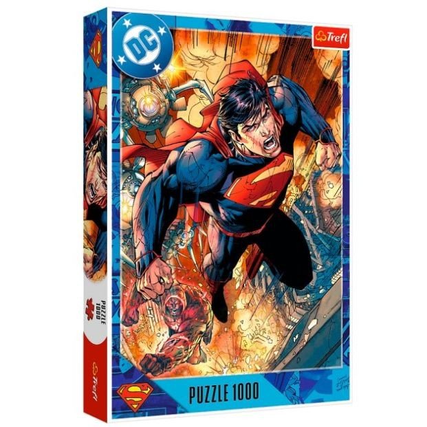 Пазли - 1000 ел, "Преміум: Супермен в дії"