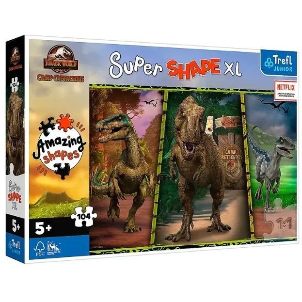 Пазли - 104 ел, XL "Марвел. Світ Юрського періоду"