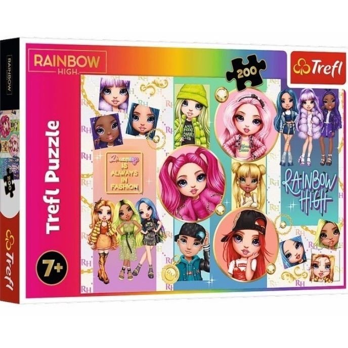 Пазли - 200 ел "MGA Rainbow High!"