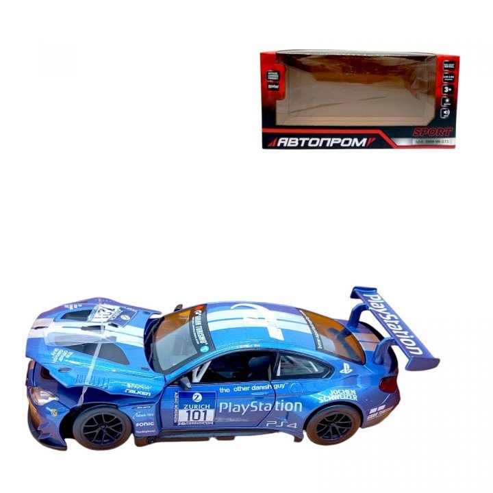 Машина мет. 1:24 Автопром "BMW M6 GT3"
