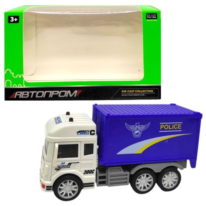 Машинка пластикова "АВТОПРОМ" (ПОЛІЦІЯ)