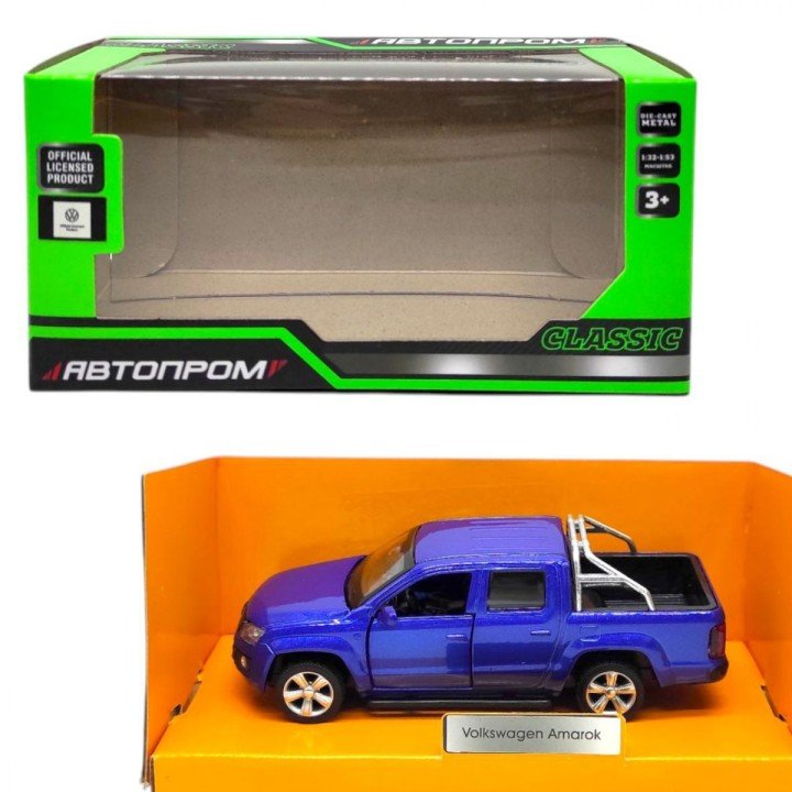 Машинка металева "Автопром: Volkswagen Amarok" (СИНІЙ)