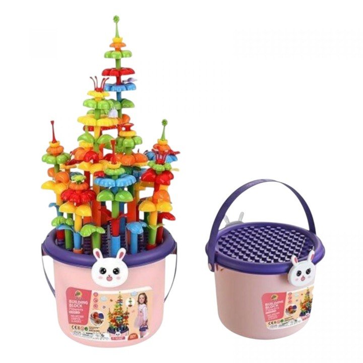 Конструктор “Квітуча галявина”, 156 деталей, наліпки