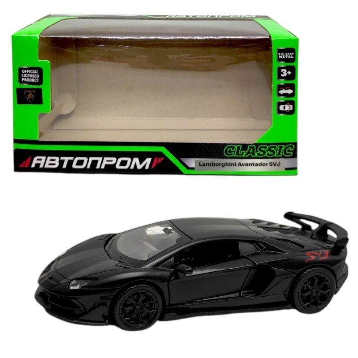 Машинка металева "АВТОПРОМ Lamborghini Aventador" (ЧОРНА)