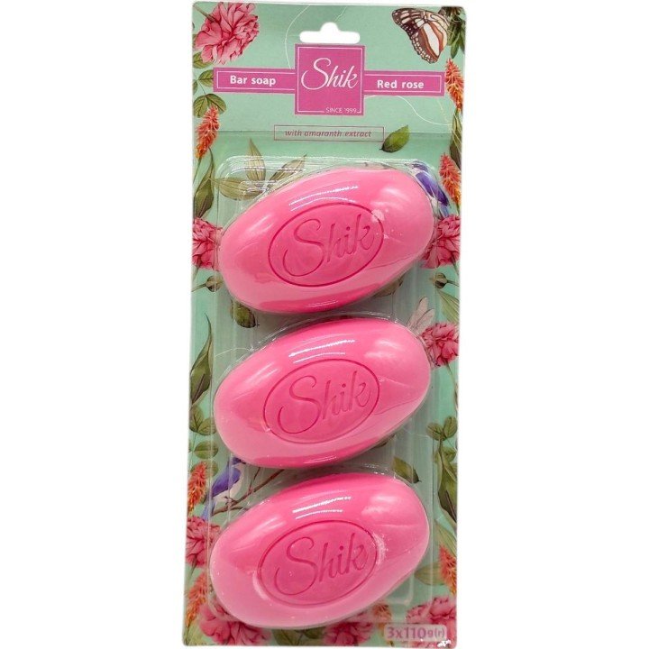 Мило туалетне "Shik. Квіти кохання. Троянда червона"  3*110г