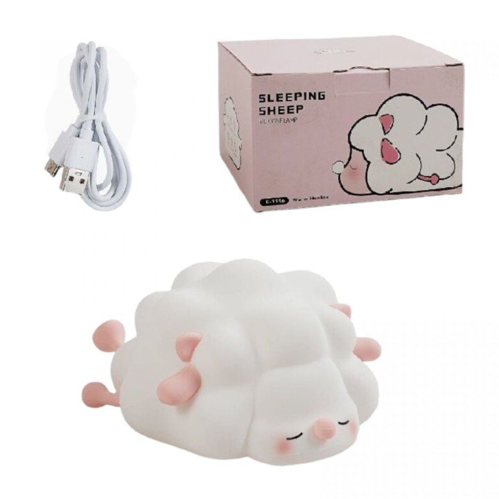 Нічник ОВЕЧКА (РОЖЕВА)