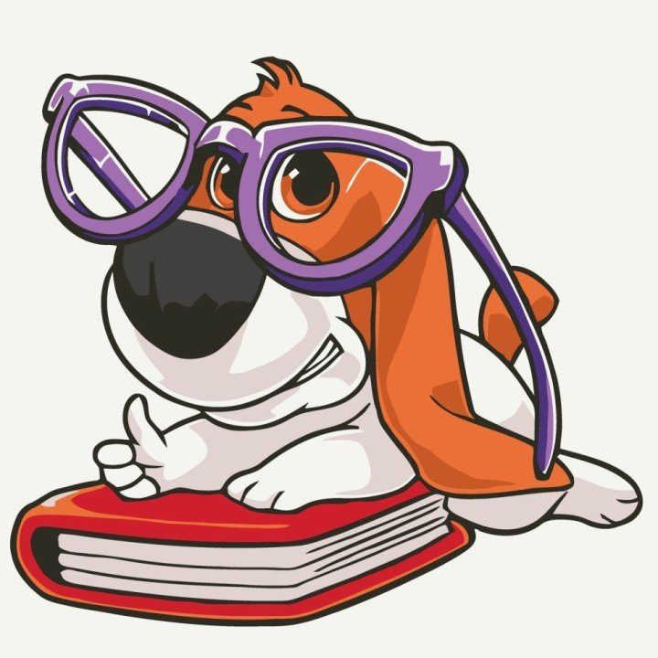 Картина за номерами "Песик Розумник" 30х30 см