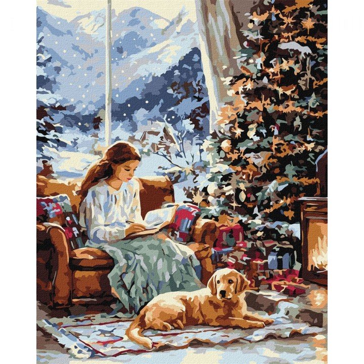 Картина по номерах "Мить спокою" 40x50 см