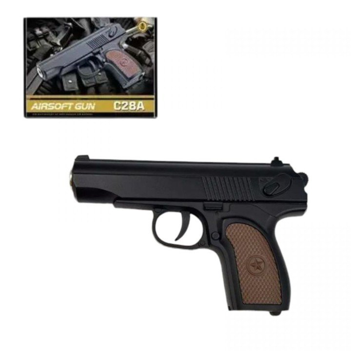 Пістолет мет. кульки, у короб. 18*13*3 см