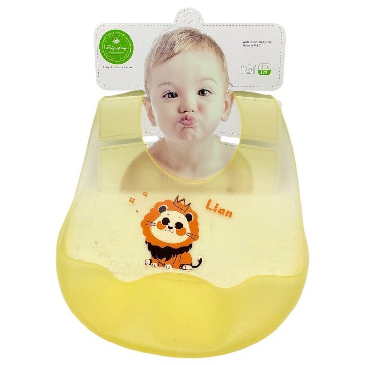 СИЛІКОНОВИЙ СЛИНЯВЧИК (ЖОВТИЙ) ЛЕВ