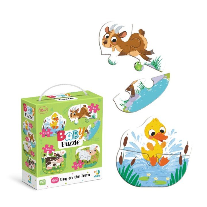 Пазл 4в1 "Baby puzzle. День на фермі"