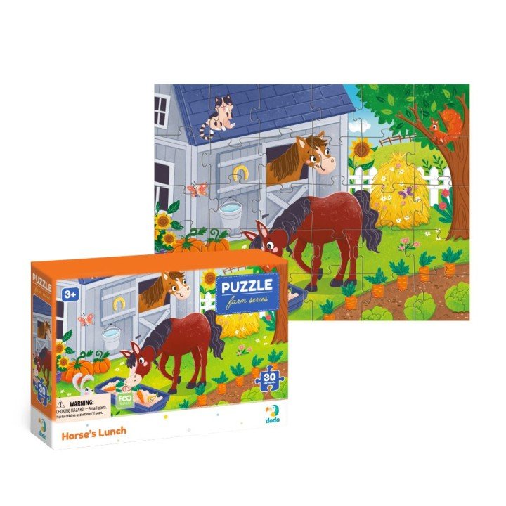 Пазл "Обід для коника" 30 ел