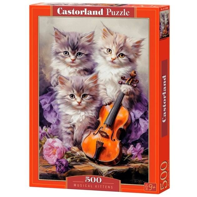 Пазли "Музичні кошенята" 500 елементів