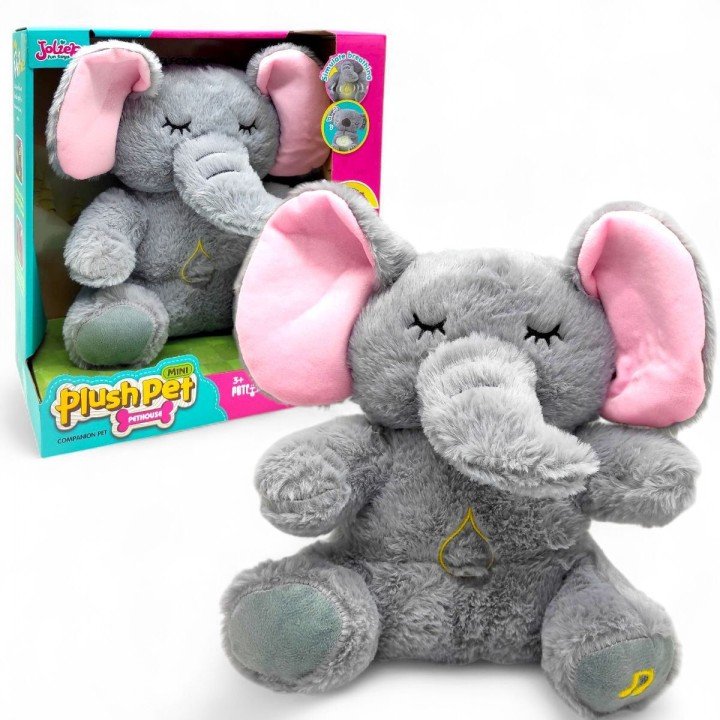 Мʼяка іграшка-Нічник дихаючий (СЛОНИК)