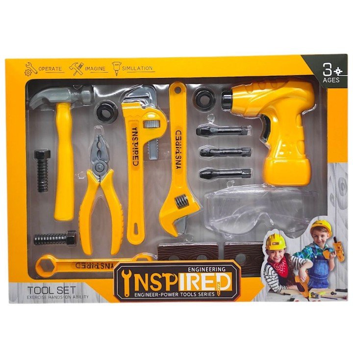 Набір інструментів ігровий (ВИД 1) коробка 41,4х30х6,5 см