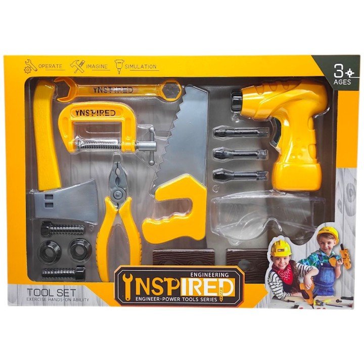 Набір інструментів ігровий (ВИД 2) коробка 41,4х30х6,5 см