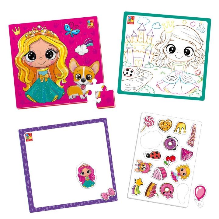 Набір для творчості "4в1. Принцеси" укр