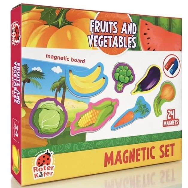 Гра настільна магнітна  "Vegetables and fruits" укр