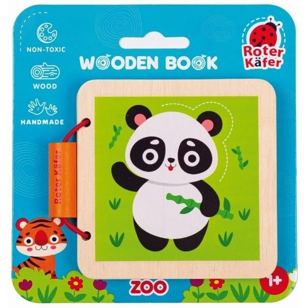 Деревʼяна іграшка "Деревʼяна книга. Зоопарк"