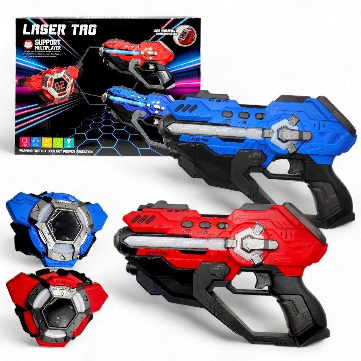 Пістолети з мішенями (2 пістолети, 2 мішені, підсвічування, звук, вібрація)