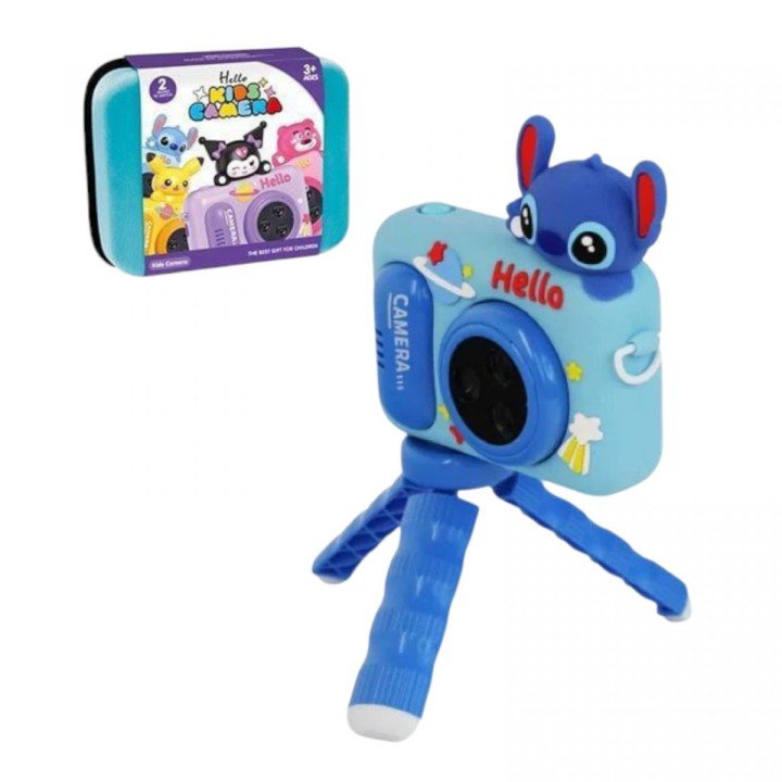 Фотоапарат роз’єм Type C, слот для TF карти, фронтальна та основна камери, звуки, ігри, чохол, штатив, у валізі