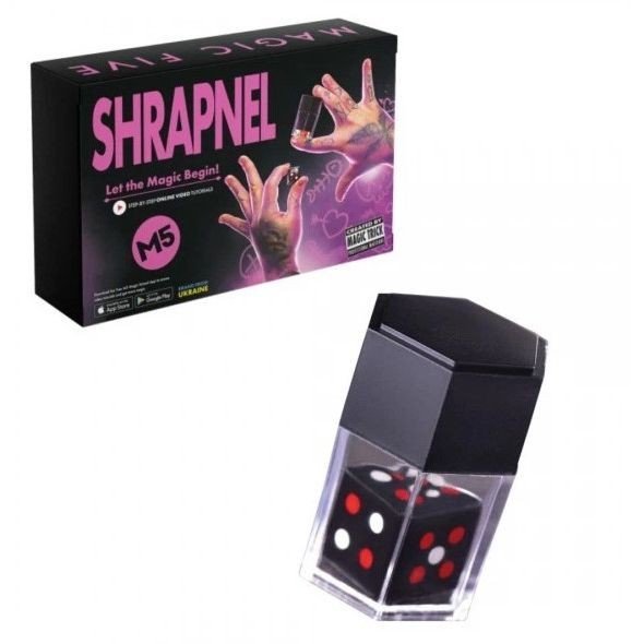Пристрій для демонстрації фокусів і трюків в ігровій формі "Magic Five – Shrapnel"