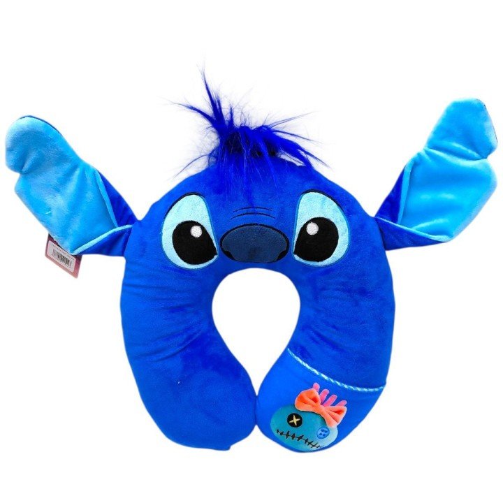 Подушка-підголовник "Стіч" 26 см (СИНІЙ)