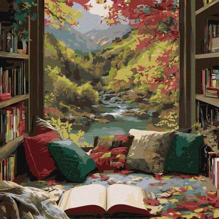 Картина по номерах "Гірська мрія" 40х40 см