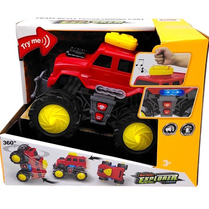 Джип на великих колесах (звук, світло, коробка 19,5*14,5*15 см)