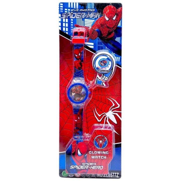 Годинник з підсвічуванням (Людина Павук)