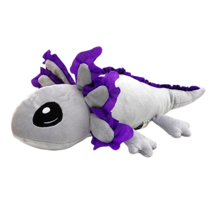 М'яка іграшка "Аксолотль" 50 см (СІРИЙ)