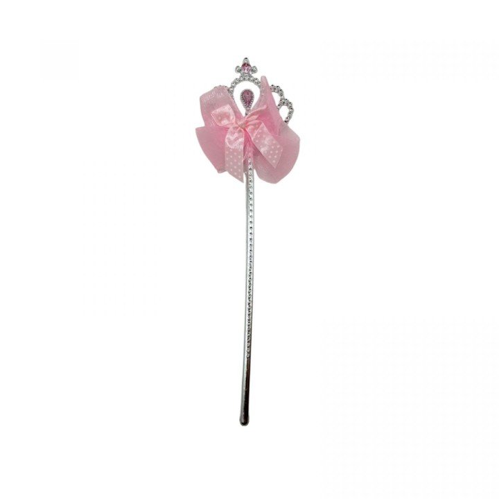 Чарівна паличка Корона з бантиком 32 см