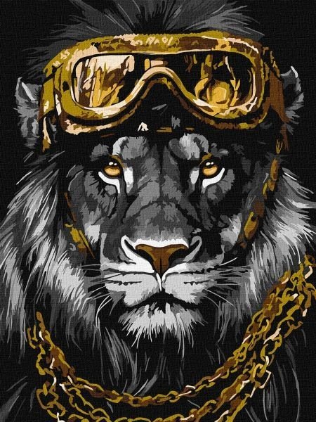 Картина за номерами - Сила стилю з фарбами металік extra 30х40 см.