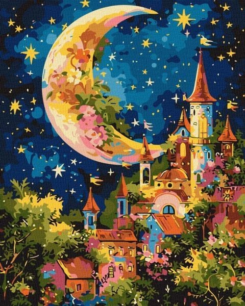Картина за номерами - Зоряний палац 40х50 см.