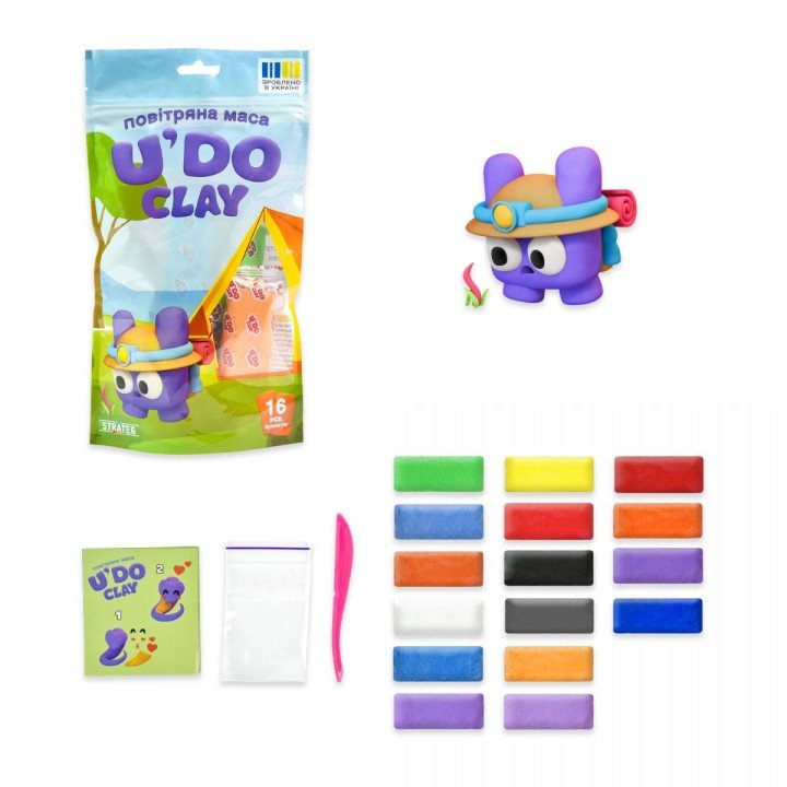 Набір для творчості "UʼDO Clay 16 шт"