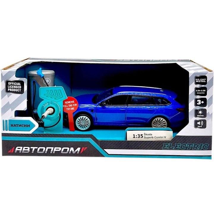 МАШИНА АВТОПРОМ (МЕТАЛЕВА) 1:36 Skoda Superb IV Combi