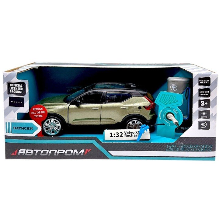 МАШИНА АВТОПРОМ (МЕТАЛЕВА) 1:32 Volvo XC40 Recharge (БОЛОТНА)
