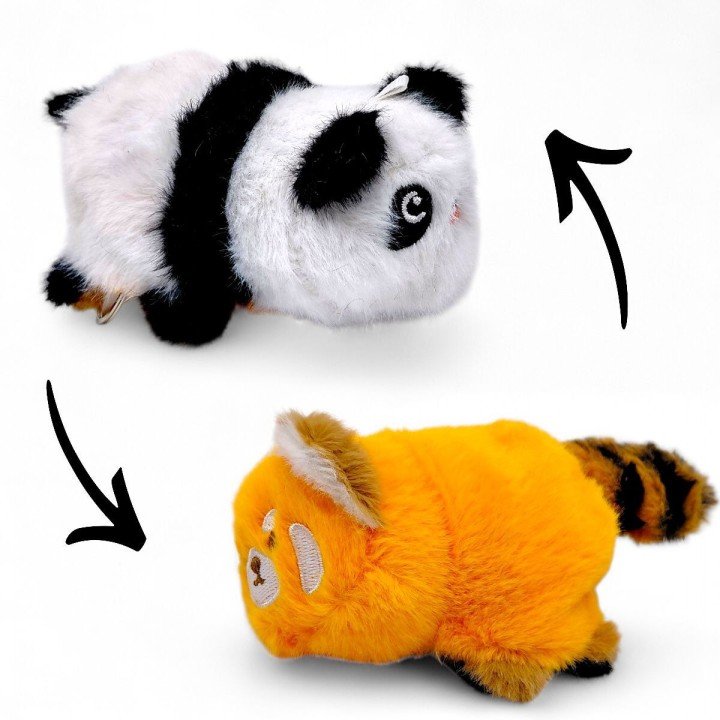 Мʼяка іграшка-брелок перекрут "Панда" 14 см