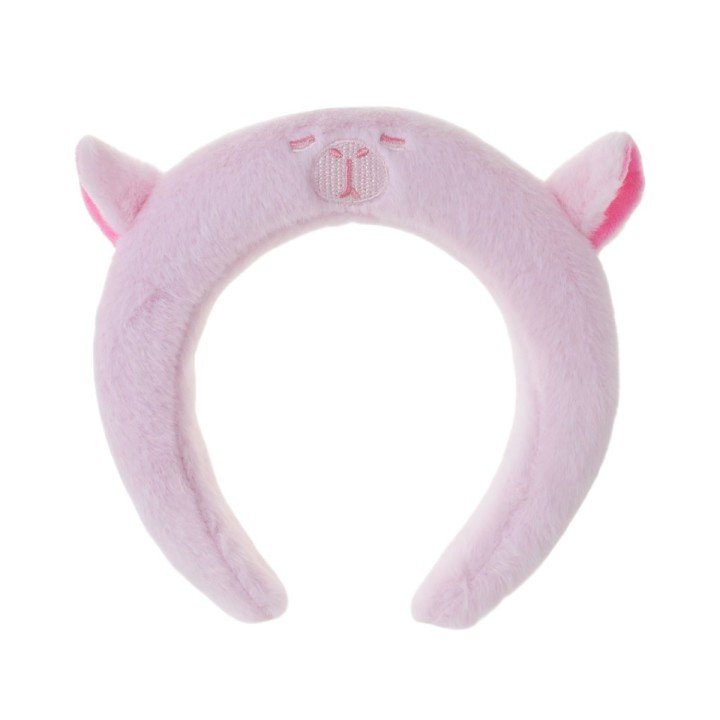 Обруч плюшевий "Капібара" (рожевий)