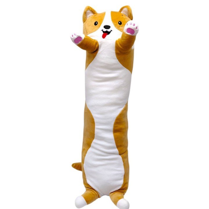 Мʼяка іграшка-gодушка "Пес Батон" 70 см (РУДИЙ)