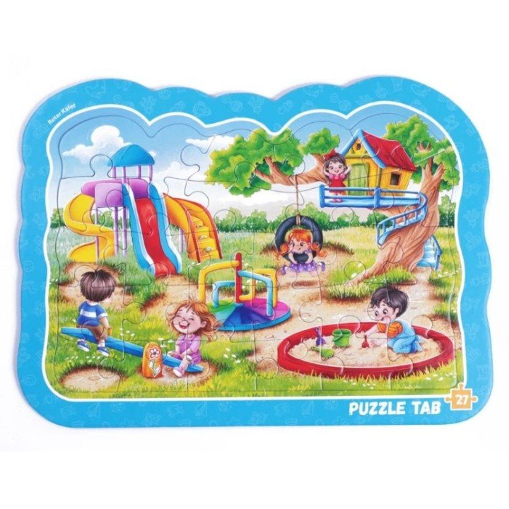 Гра розвиваюча (пазли-вкладиші) "Дитячий майданчик"