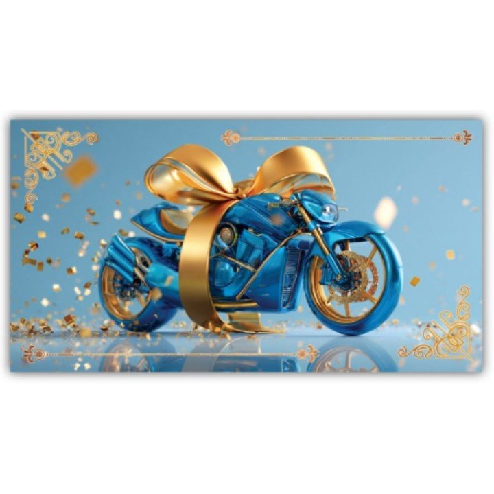 Конверт вітальний (для грошей) 16.5х9х0,5 см